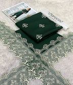 2 Pcs Women's Unstitched Embroidered Suit