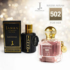 (502) Wasim Akram and Janan Gold Refreshing Perfume Set