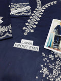 3 Pcs Women's Unstitched Embroidered Suit