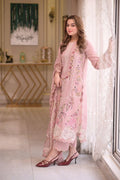3 Pcs Women's Unstitched Chikankari Embroidered Suit