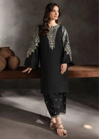 2 Pcs Women's Unstitched Embroidered Suit