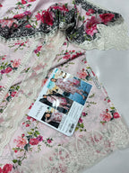 PRINTED VOIL CORNER EMB DUPATTA 3PCS