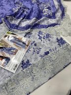 PRINTED VOIL CORNER EMB DUPATTA 3PCS