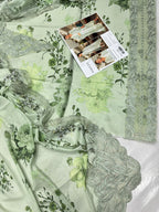 PRINTED VOIL CORNER EMB DUPATTA 3PCS