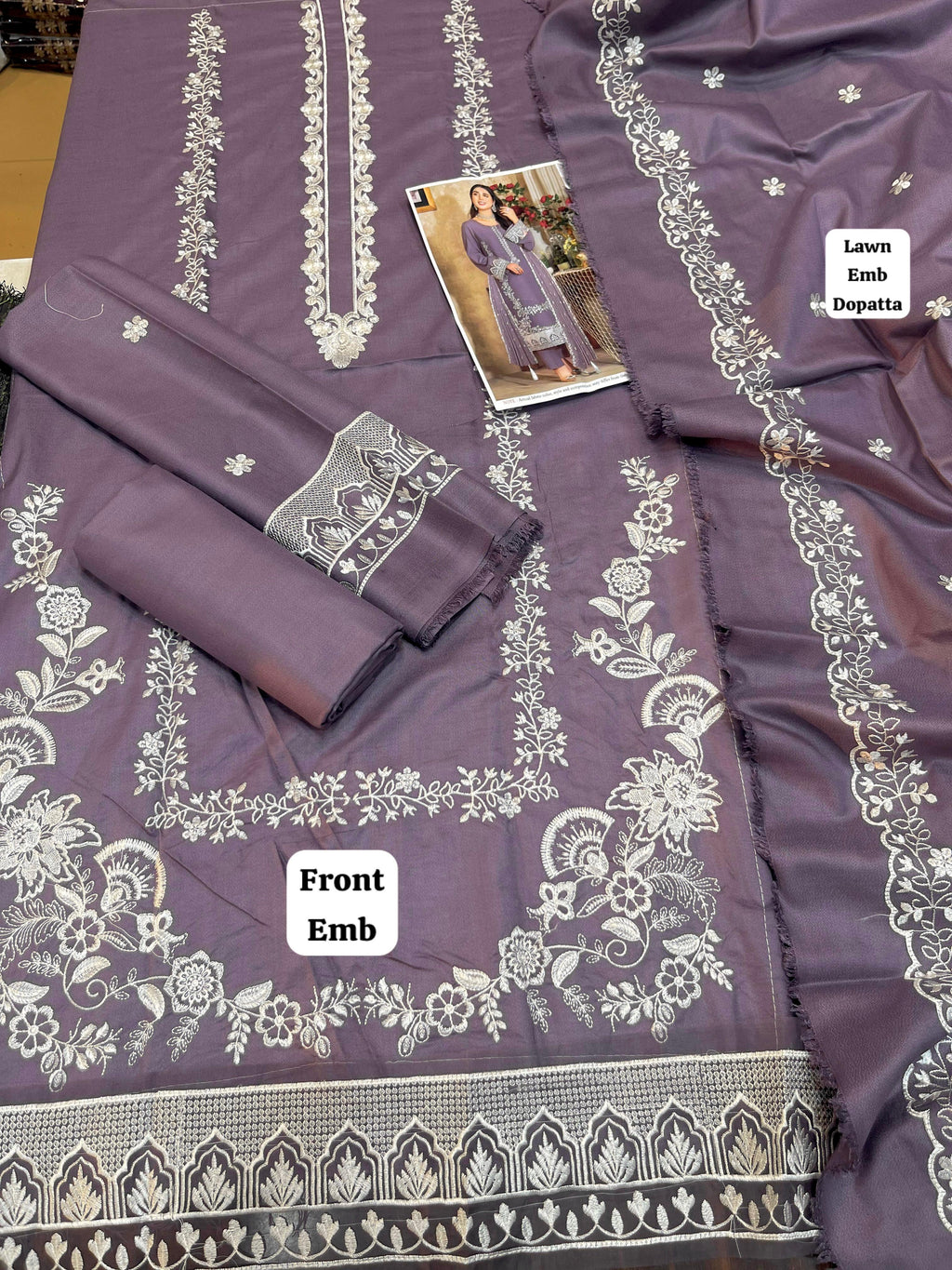 2K26 Summer Zarqash Luxury collection 3 Pcs Suit