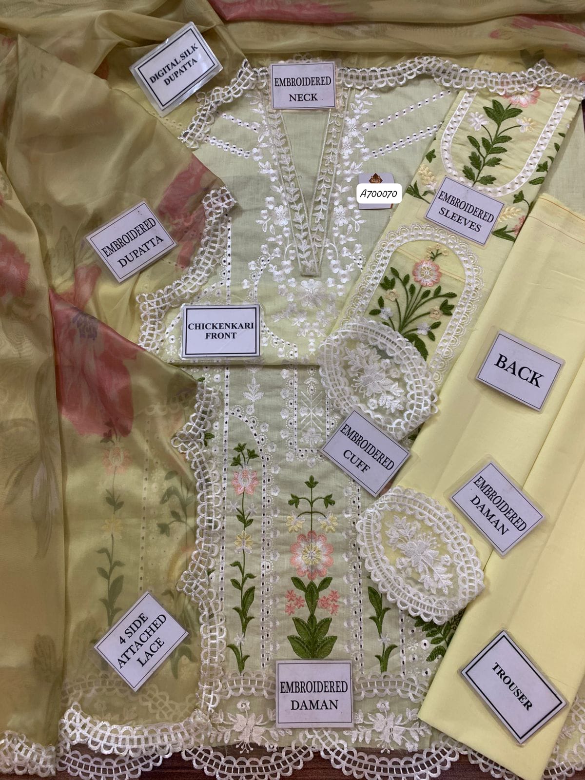 LUXURY COTTON CHICKEN KARI/LASER KARI COLLECTION 2026