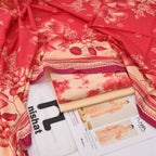 Nishat Printed Lawn Tana Dora Shirt & Plain Dyed Trouser With Printed Lawn Dupatta