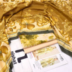 Nishat Printed Lawn Tana Dora Shirt & Plain Dyed Trouser With Printed Lawn Dupatta