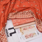 Nishat Printed Lawn Tana Dora Shirt & Plain Dyed Trouser With Printed Lawn Dupatta