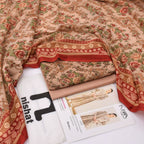 Nishat Printed Lawn Tana Dora Shirt & Plain Dyed Trouser With Printed Lawn Dupatta