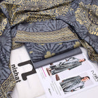 Nishat Printed Lawn Tana Dora Shirt & Plain Dyed Trouser With Printed Lawn Dupatta