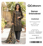 Al karram - Digital Print Daman Embroidered