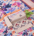 Al karram - Digital Print Daman Embroidered