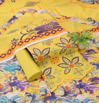 Al karram - Digital Print Daman Embroidered