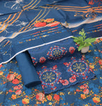Al karram - Digital Print Daman Embroidered