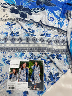 PRINTED VOIL CORNER EMB DUPATTA 3PCS