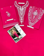 2 Pcs Women's Unstitched Embroidered Suit