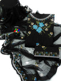3 Pcs Women's Unstitched Embroidered Suit