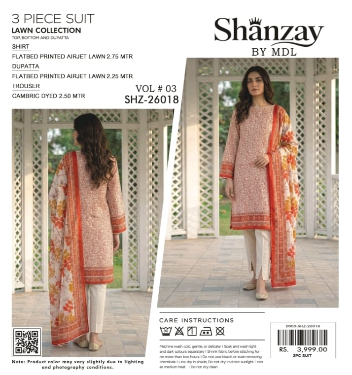 SHANZAY ORIGINAL 3PCS SUITS